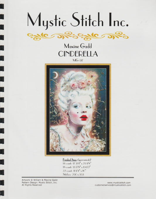 Mystic Stitch Maxine Gadd Cinderella MG-97 cross stitch pattern