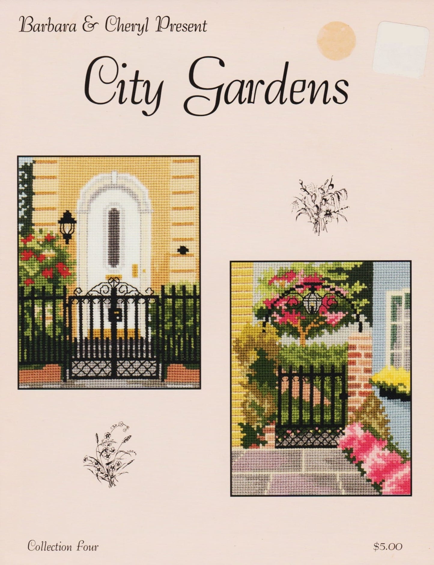 Barbara & Cheryl City Gardens 4 cross stitch pattern