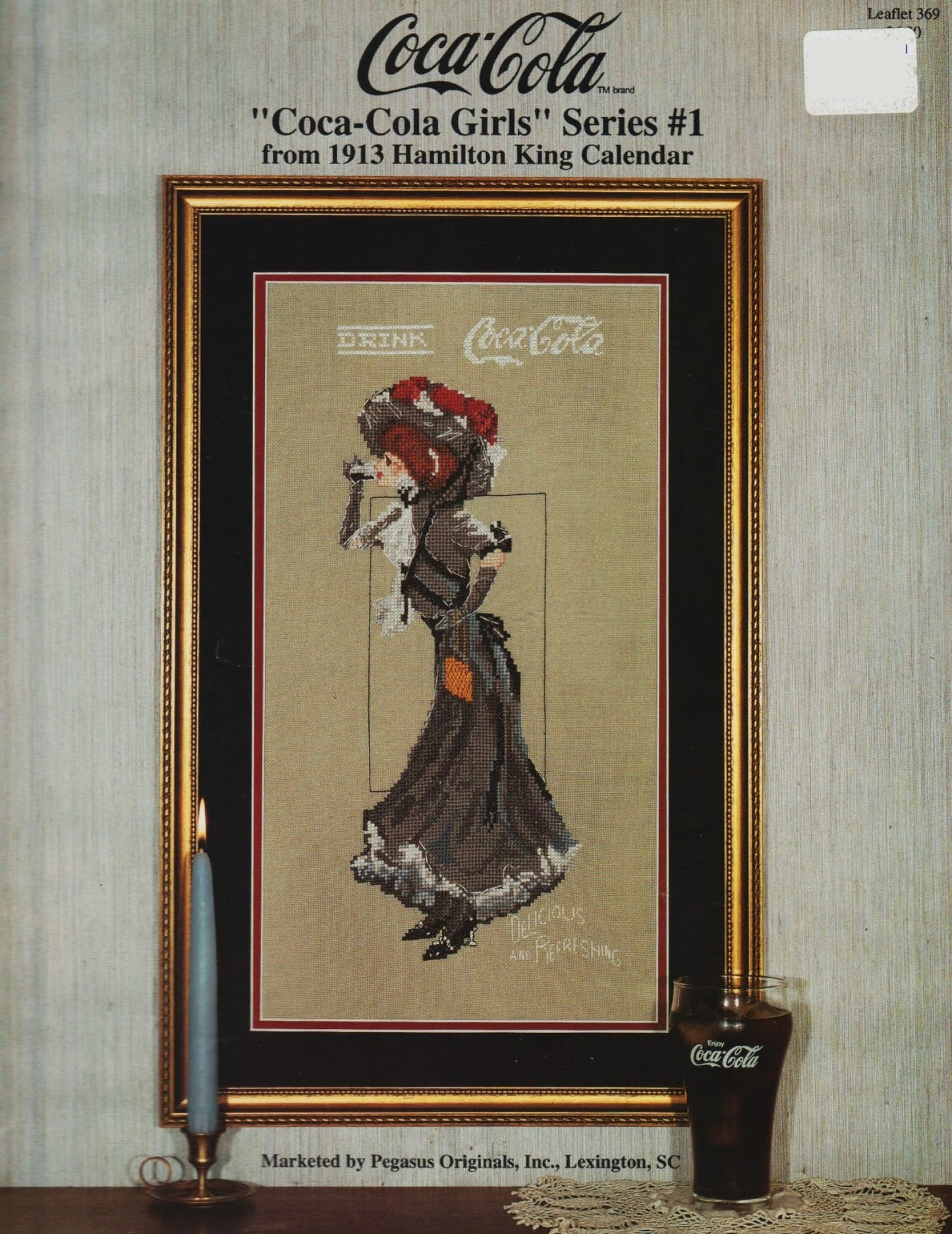 Pegasus Coca-Cola Girls #1 369 cross stitch pattern