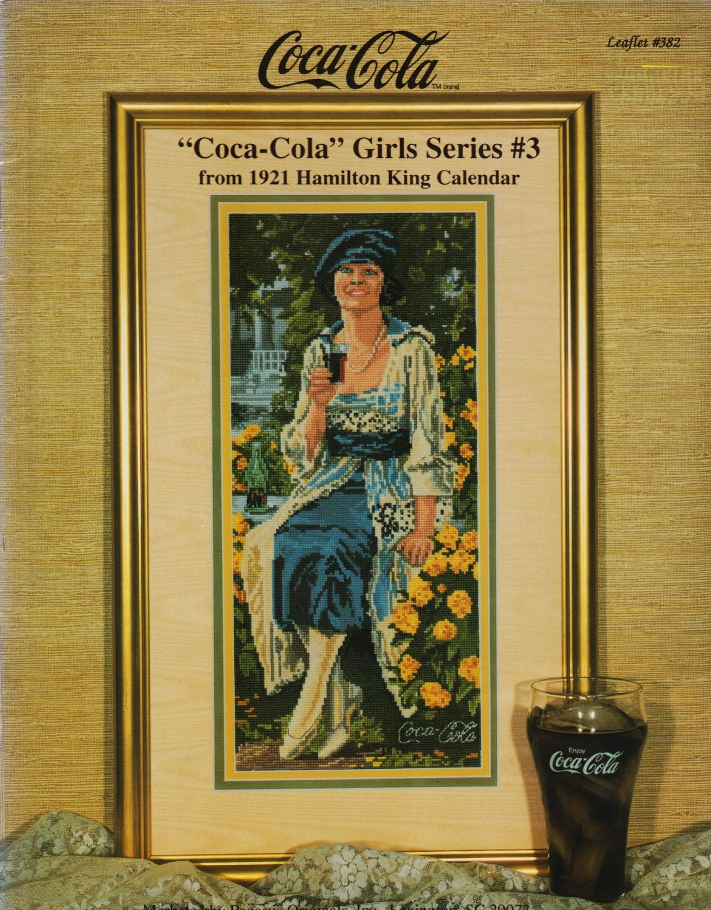 Pegasus Coca-Cola Girls #3 cross stitch pattern
