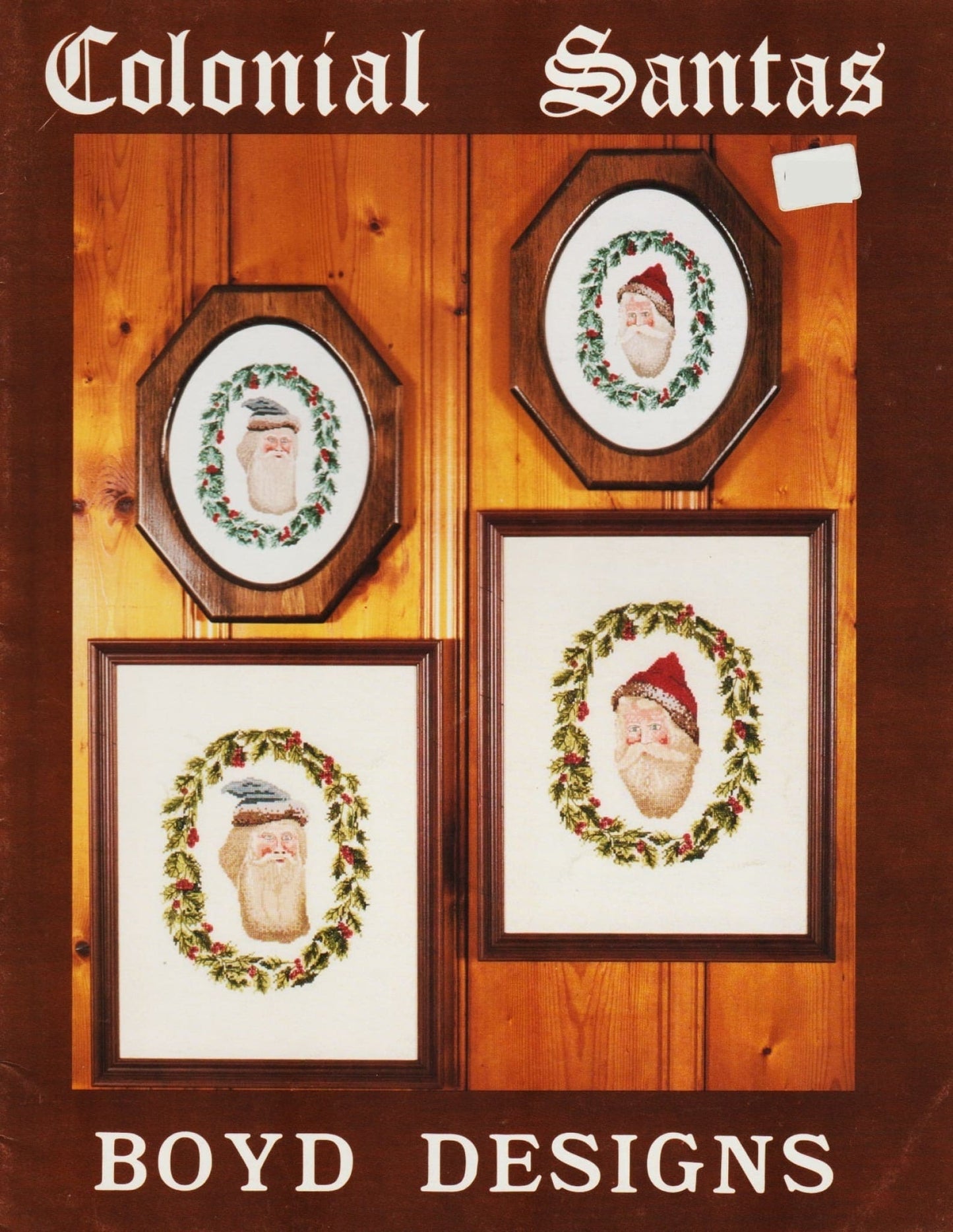 Boyd Designs Colonial Santas cross stitch pattern
