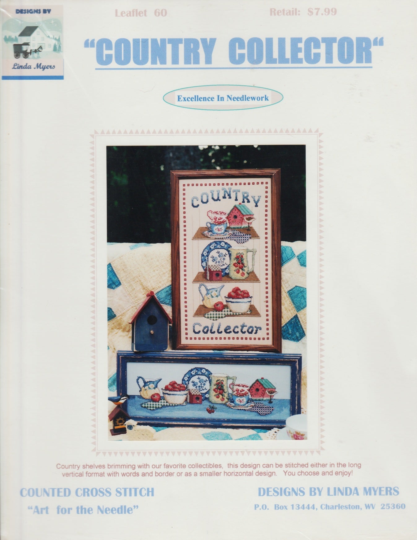 Linda Myers Country Collector 60 cross stitch pattern