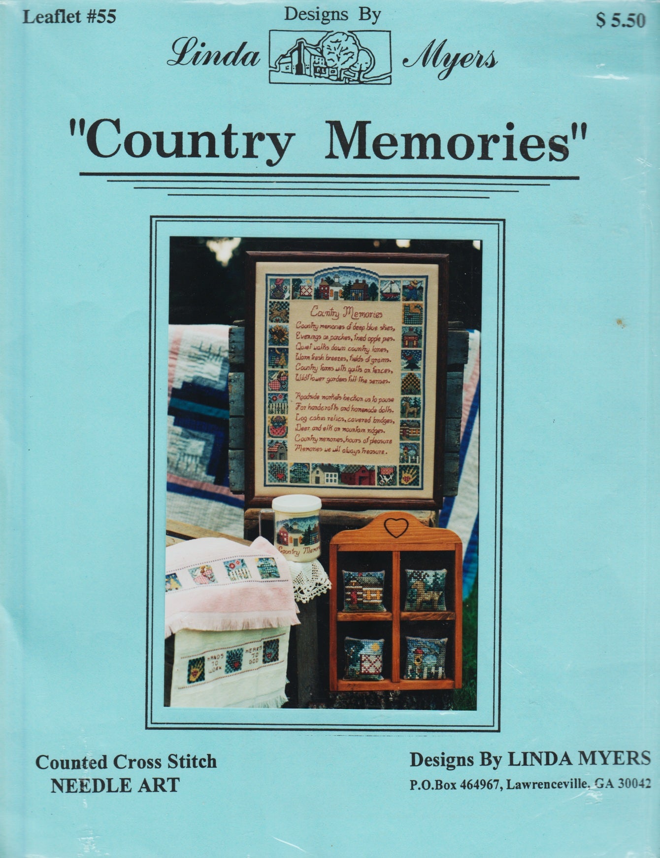 Linda Myers Country Memories 55 cross stitch pattern