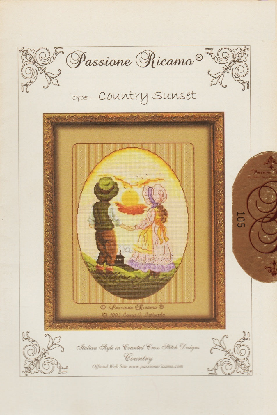 Passione Ricamo Country Sunset CY05 cross stitch pattern