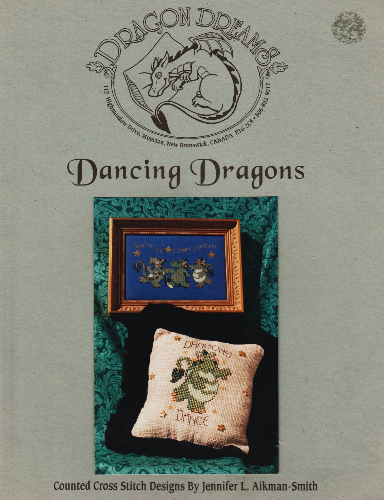 Dragon Dreams Dancing Dragons DD25 cross stitch pattern