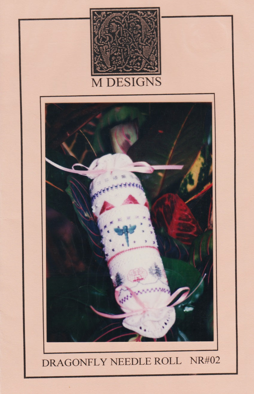 M Designs Dragonfly Needle Roll cross stitch pattern