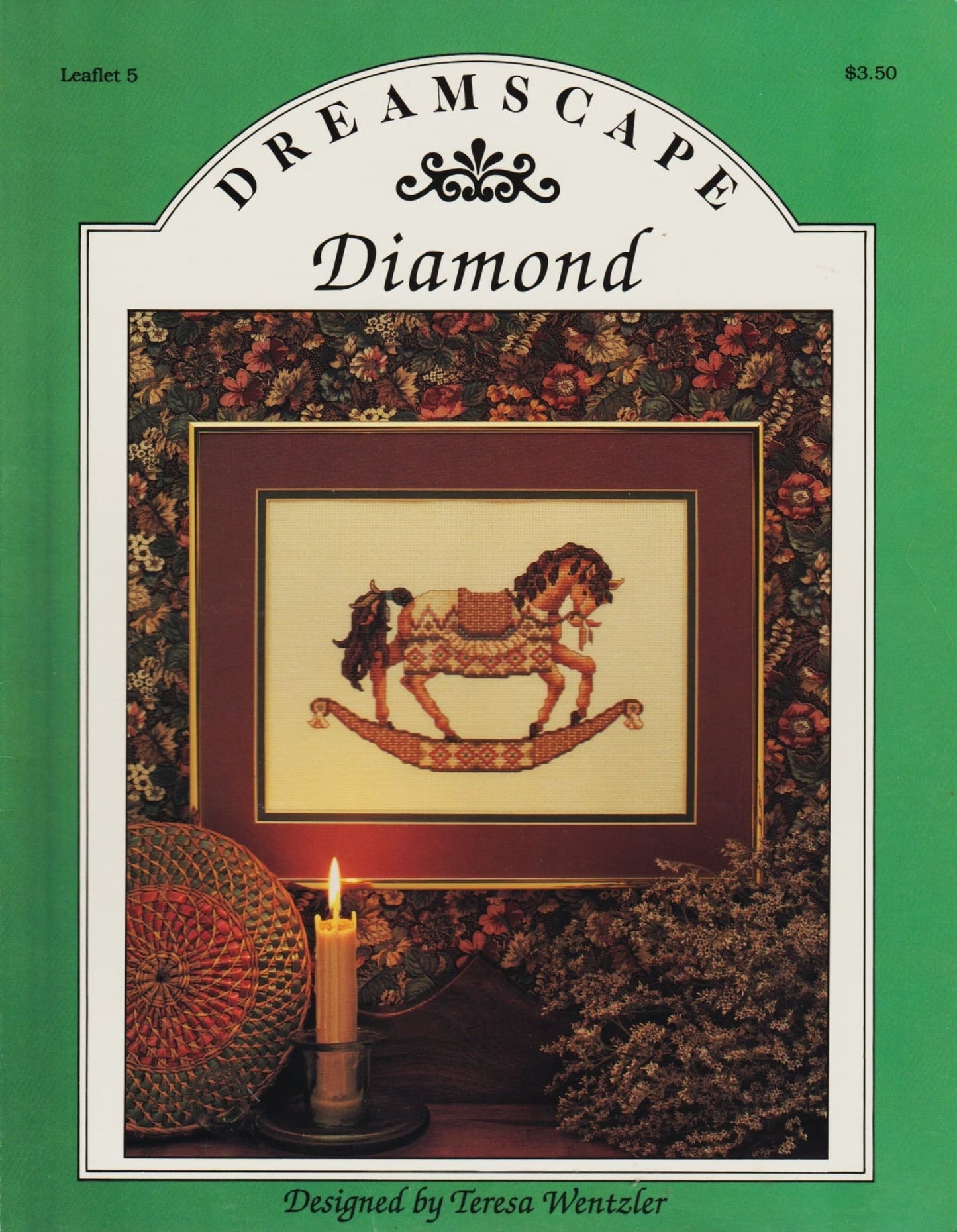 Just CrossStitch Dreamscape Diamond Teresa Wentzler rocking horse cross stitch pattern