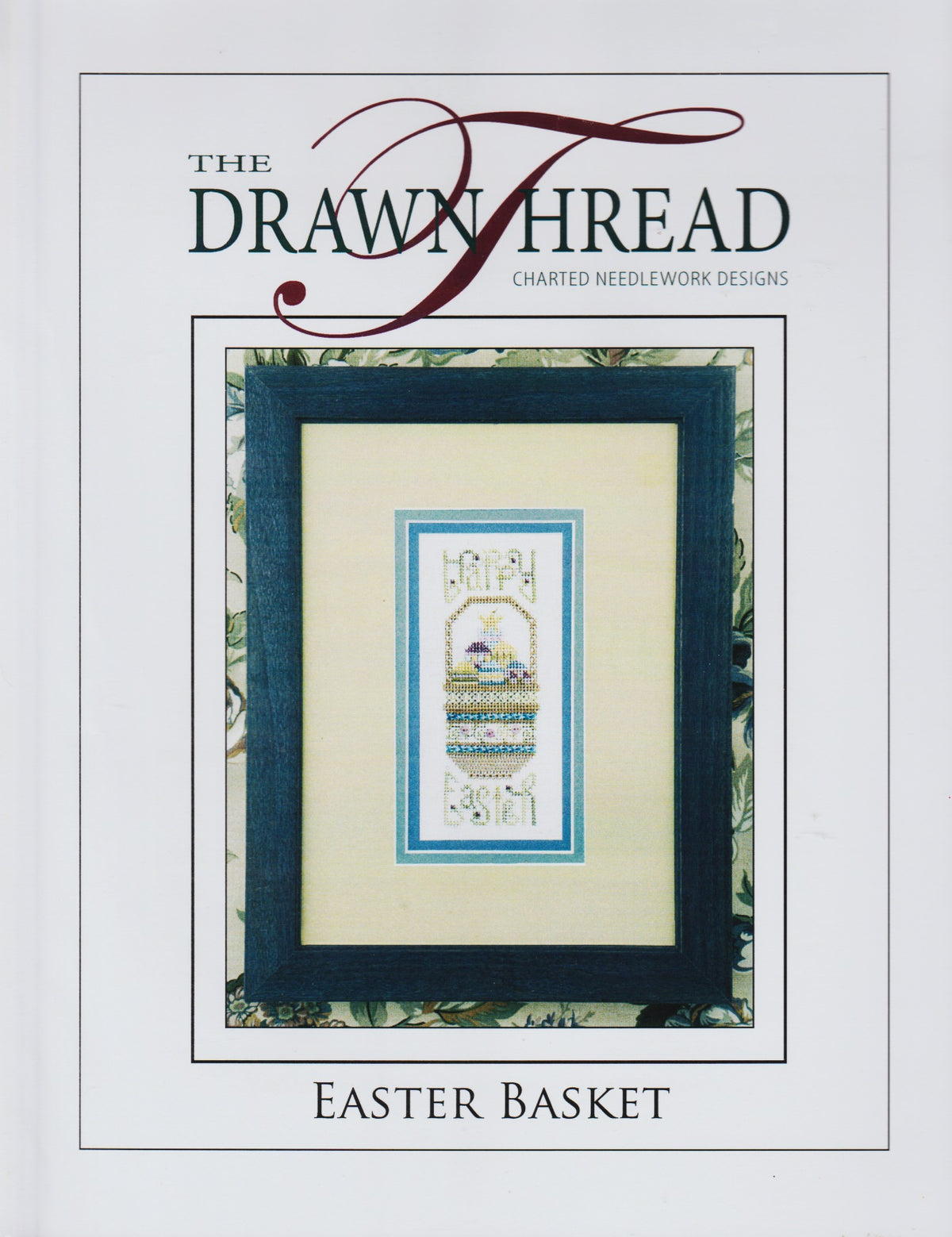 Drawn Thread Easter Basket cross stitch pattern