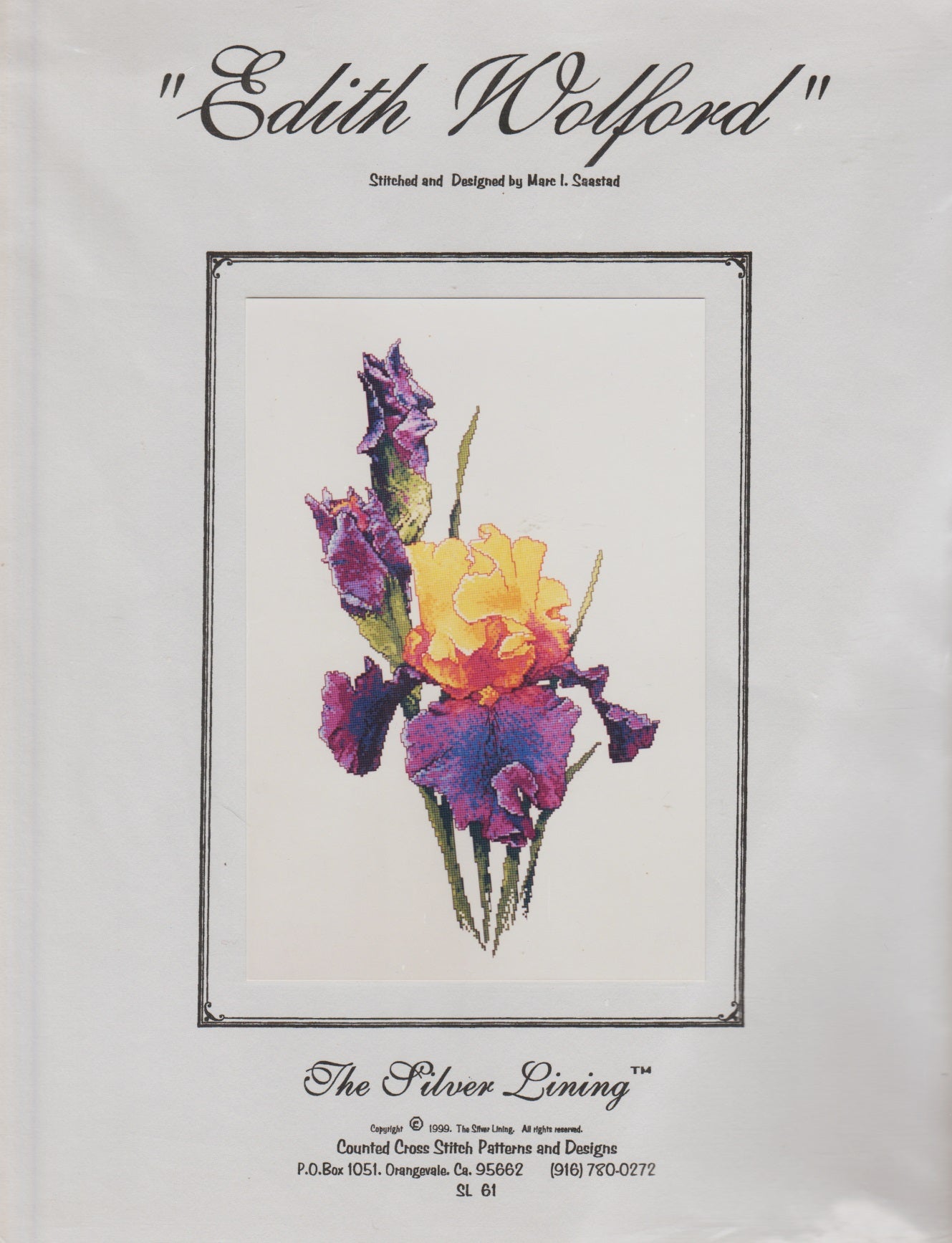 Silver Lining Edith Wolford SL61 cross stitch pattern