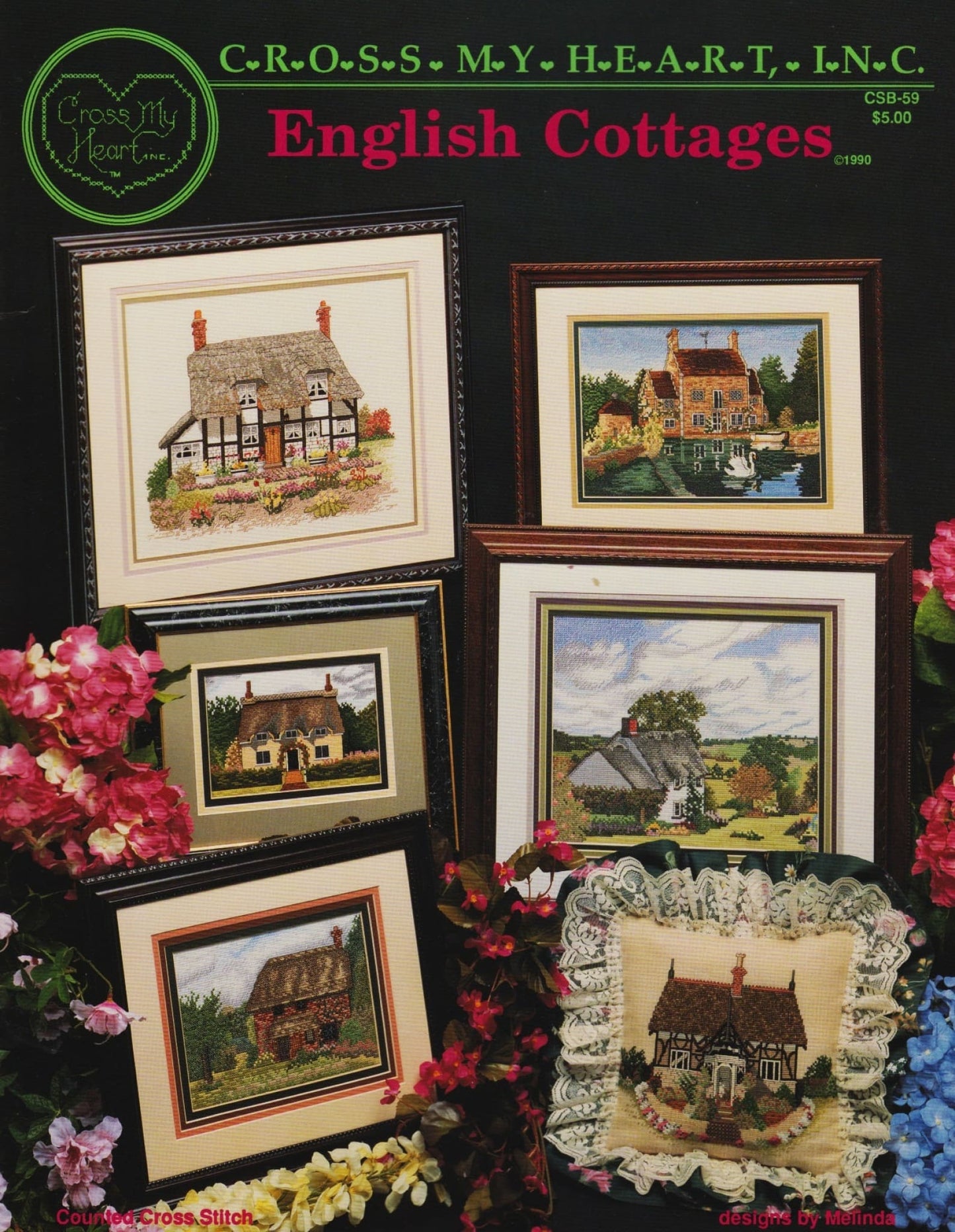 Crosss My Heart English Cottages CSB-59 cross stitch pattern