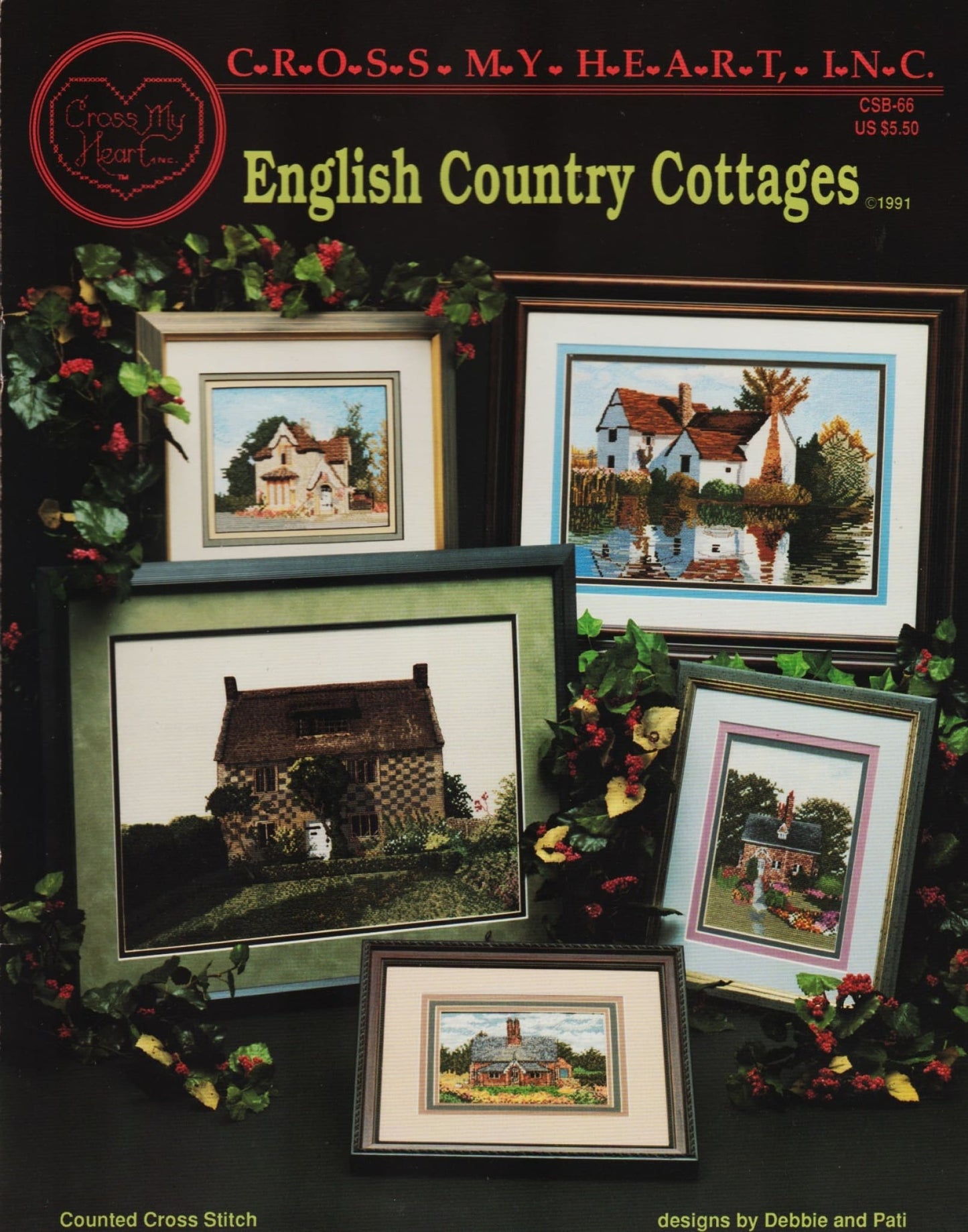 Cross My Heart English Country Cottages CSB-66 cross stitch pattern
