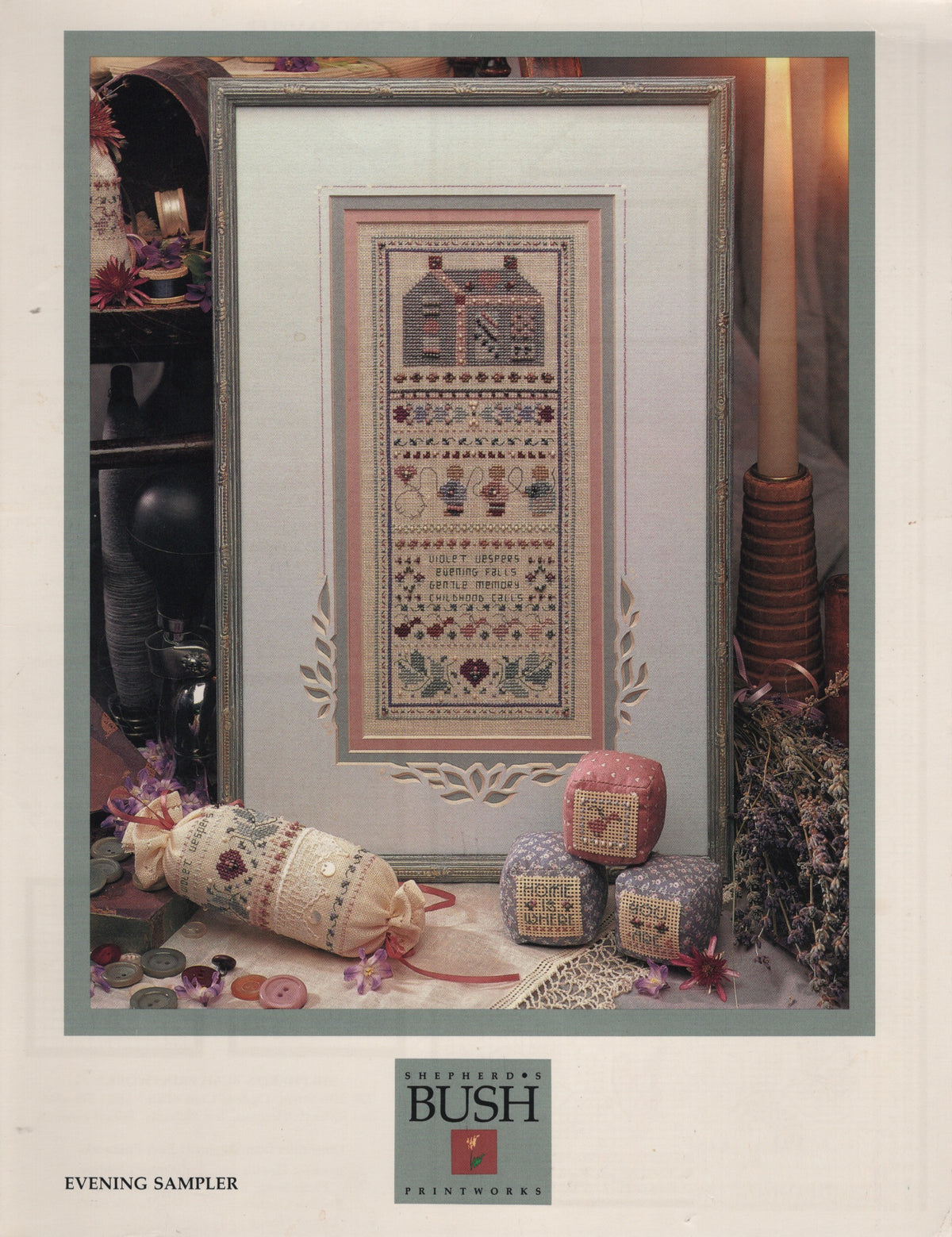 Shepherd's Bush Evening Sampler cross stitch pattern