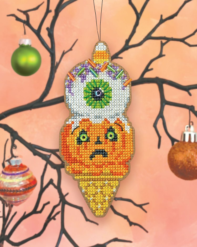 Satsuma Street Eye Scream cross stitch pattern