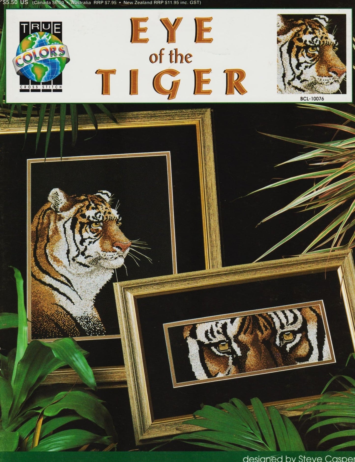 True Colors Eye of the Tiger BCL-10076 animal cross stitch pattern