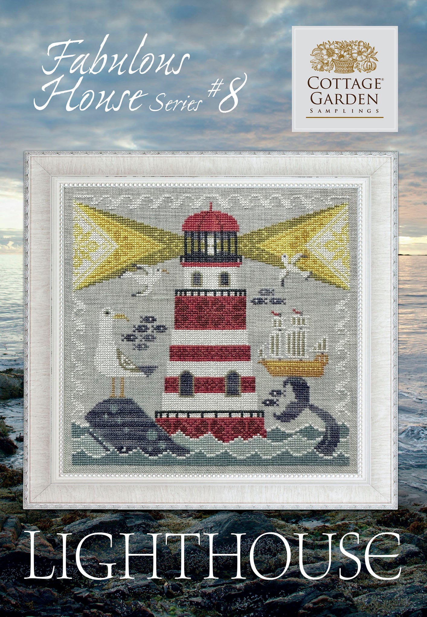 Cottage Garden Fabulous Houses #8 - Lighthouse CGS-1119 cross stitch pattern