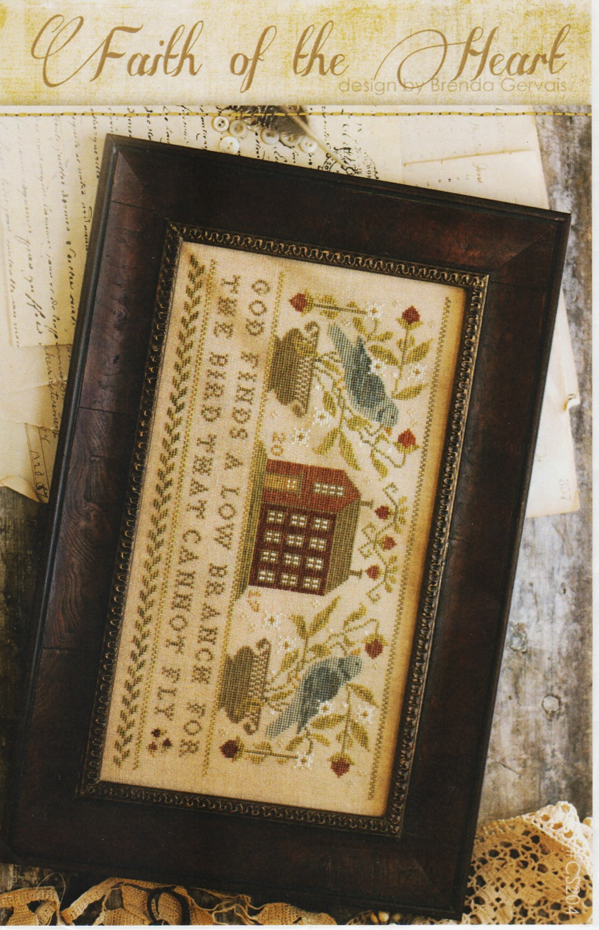 With Thy Needle & Thread Faith of the Heart cross stitch pattern