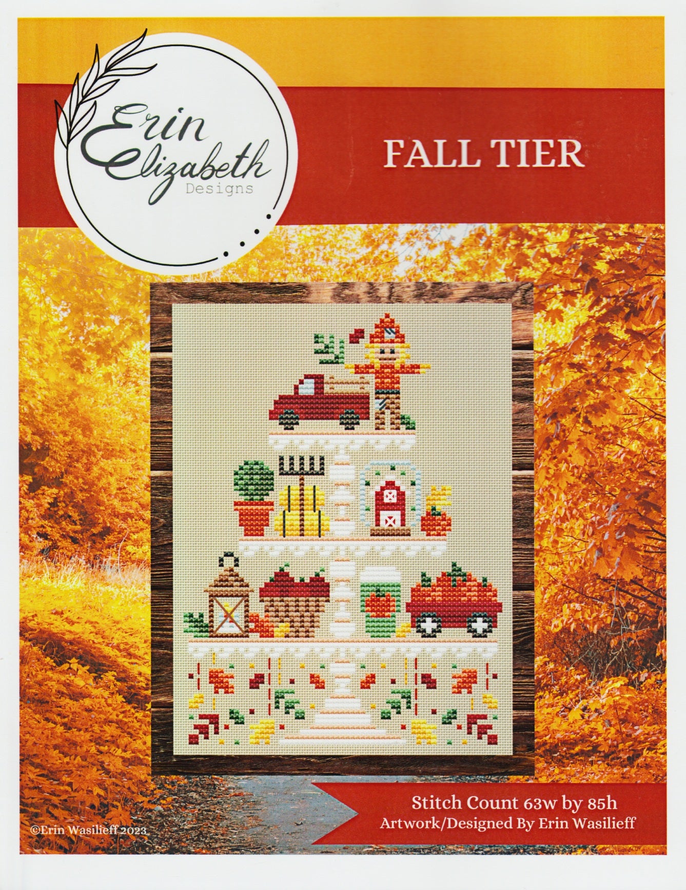 Erin Elizabeth Fall Tier cross stitch pattern