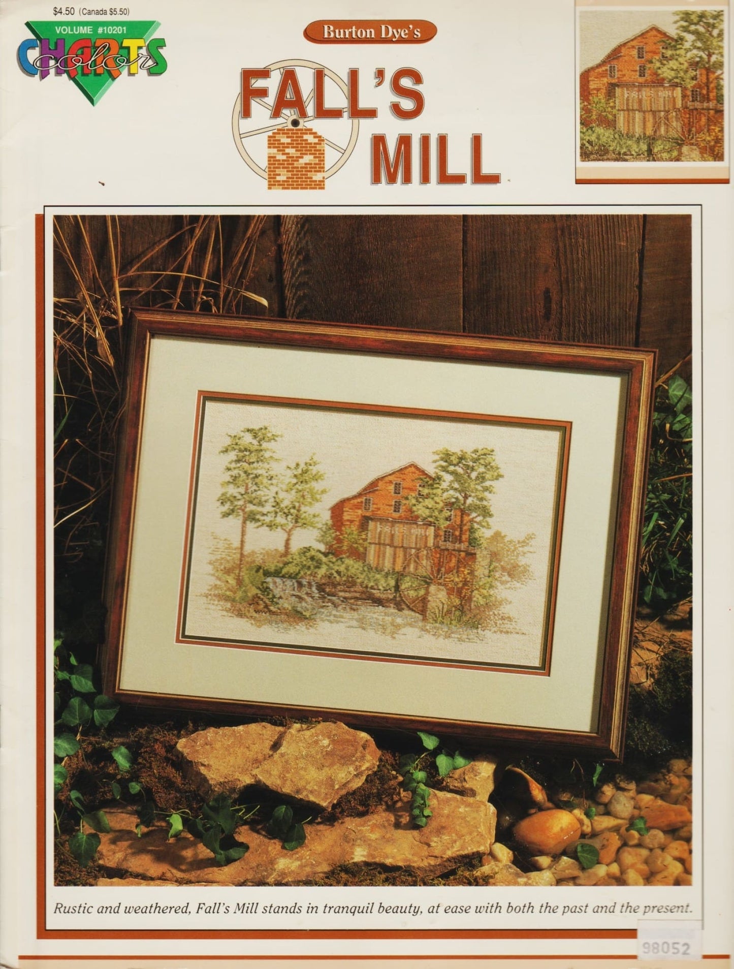 Color Charts Fall's Mill 10201 cross stitch pattern