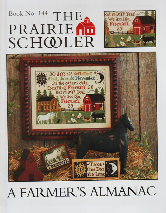 Prairie Schooler Farmers Almanac 144 cross stitch pattern