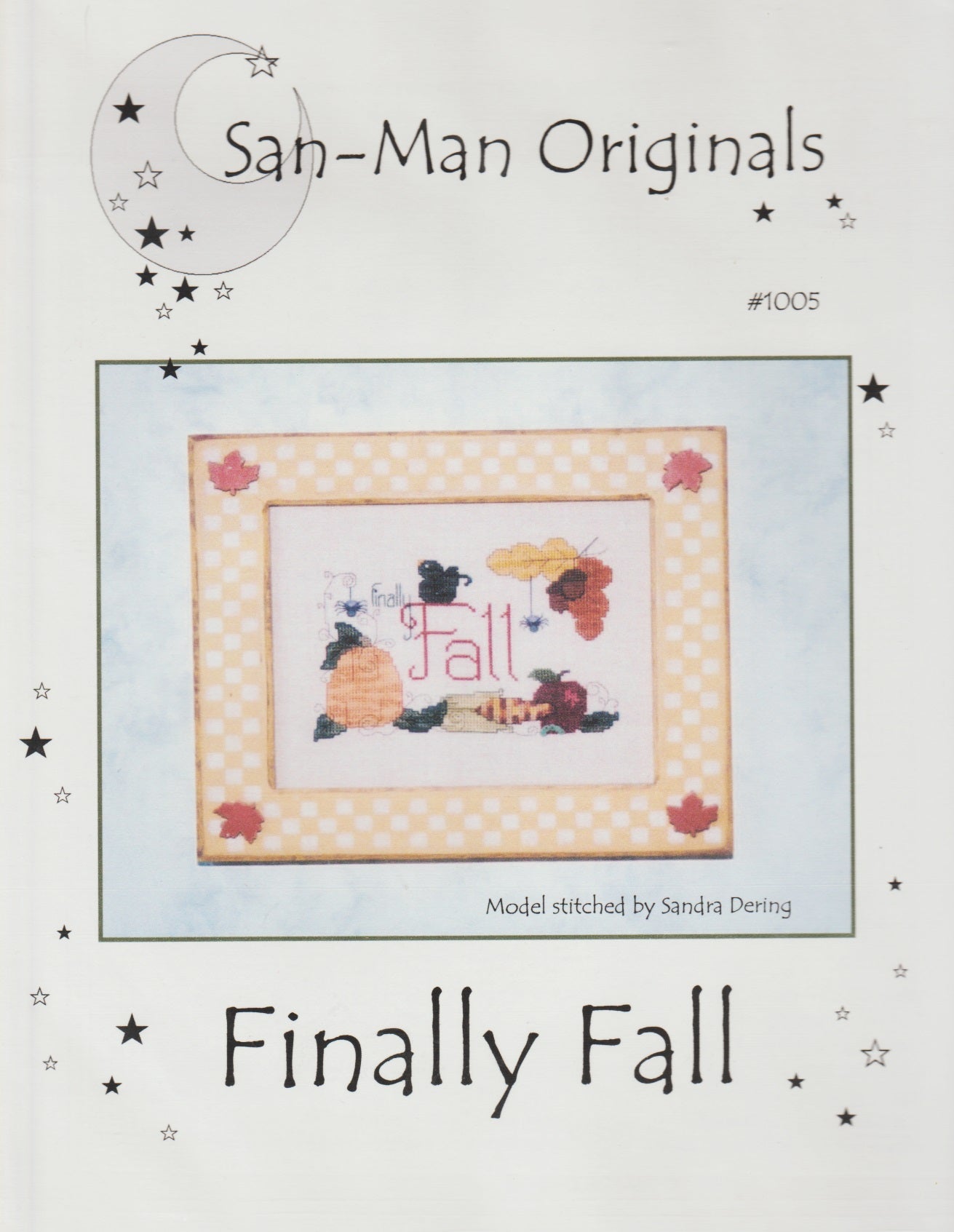 San-Man Originals Finally Fall 1005 cross stitch pattern