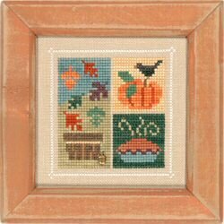 Lizzie Kate Flip-It Blocks November F32 cross stitch pattern