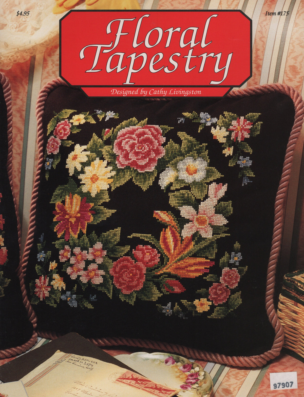 Just CrossStitch Floral Tapestry 175 cross stitch pattern