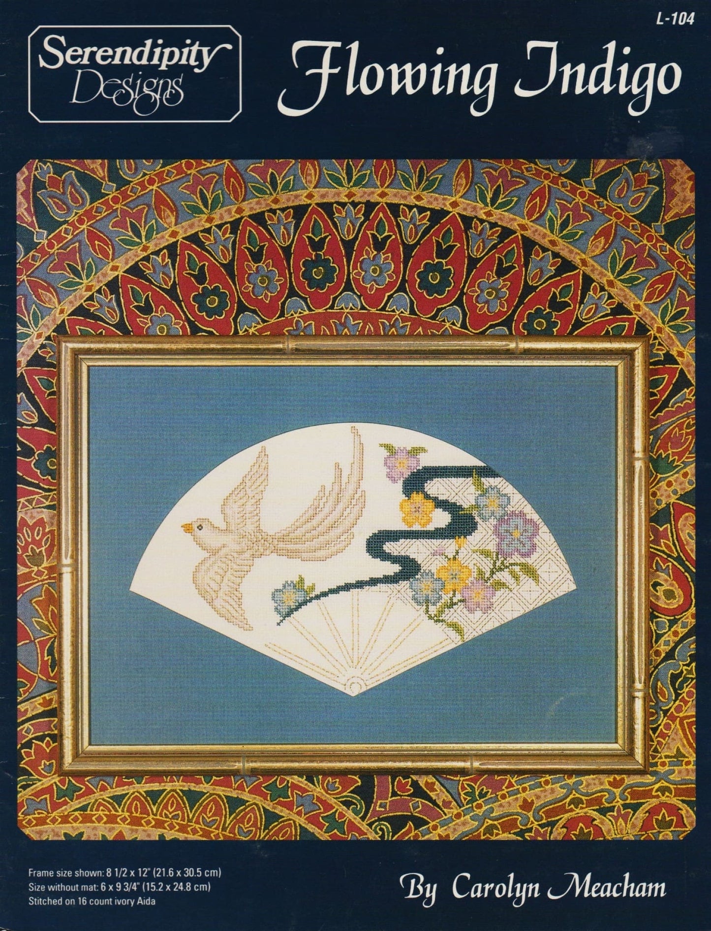Serendipity Designs Flowering Indigo L-104 cross stitch pattern