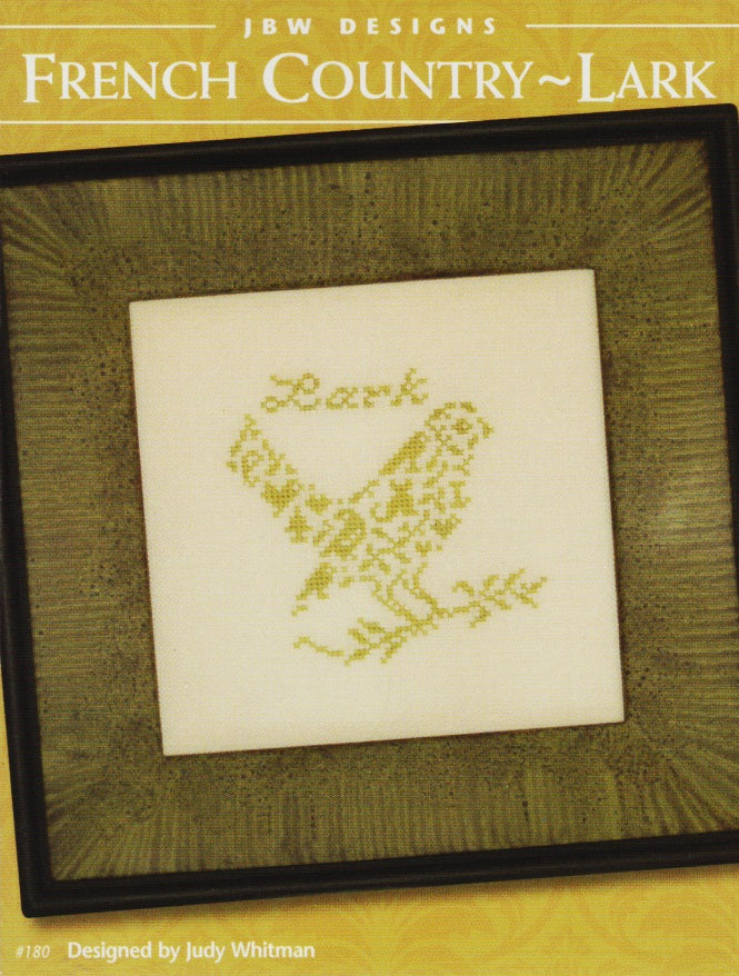 JBW Designs French Country Lark 180 cross stitch pattern