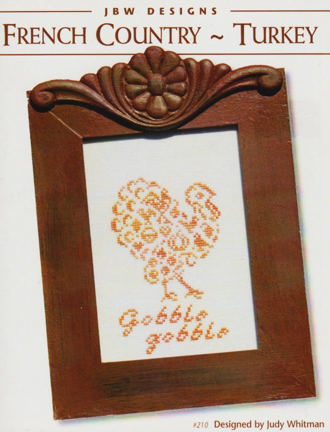 JBW Designs French Country Turkey 210 cross stitch pattern