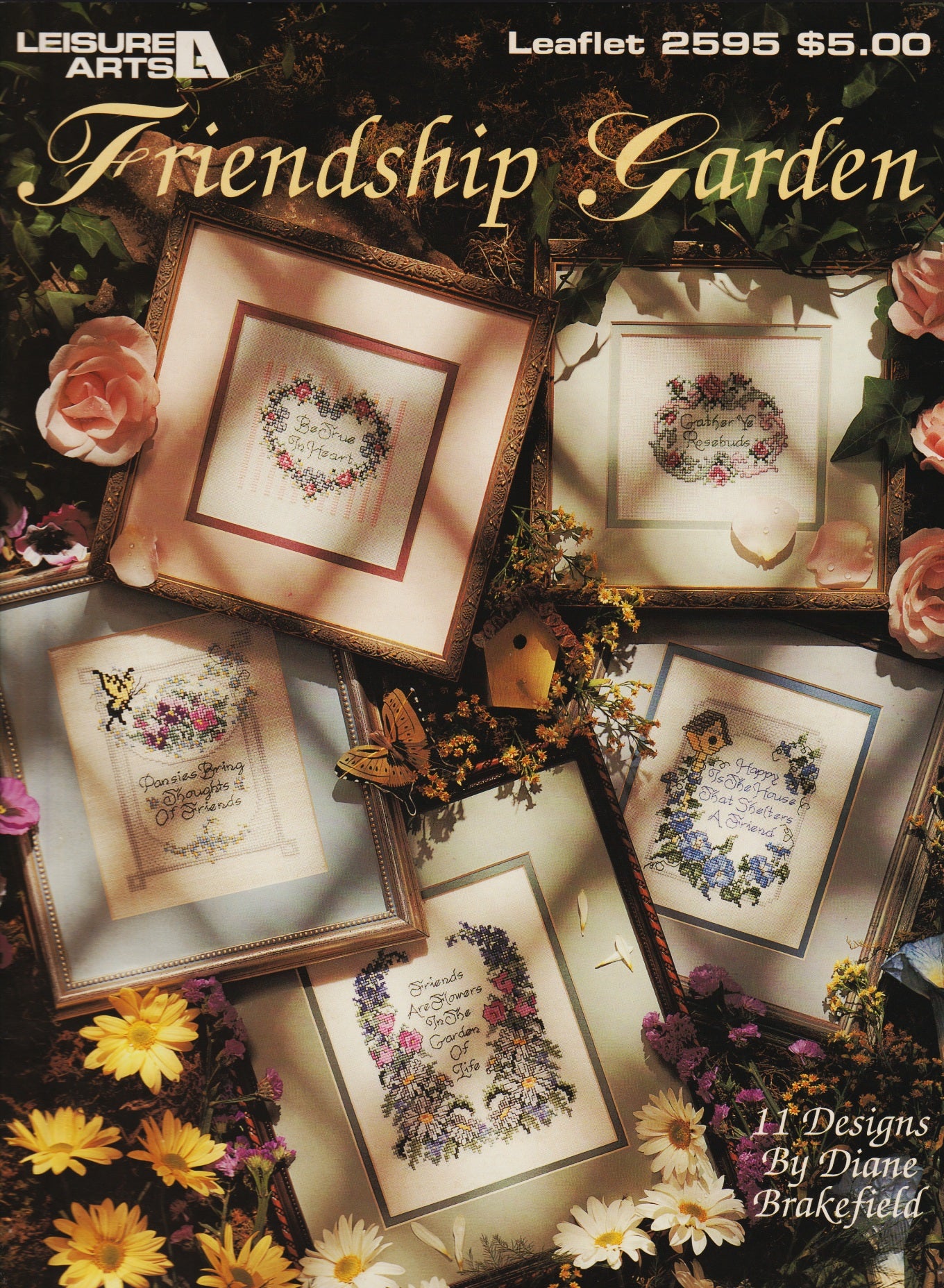 Leisure Arts Friendship Garden 2595 cross stitch pattern