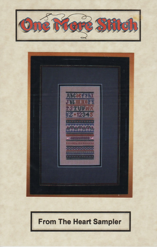 One More Stitch From The Heart Sampler cross stitch pattern