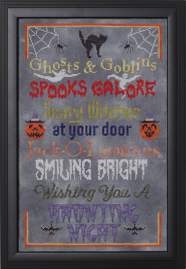 Glendon Place Halloween Wishes GP-293 cross stitch pattern