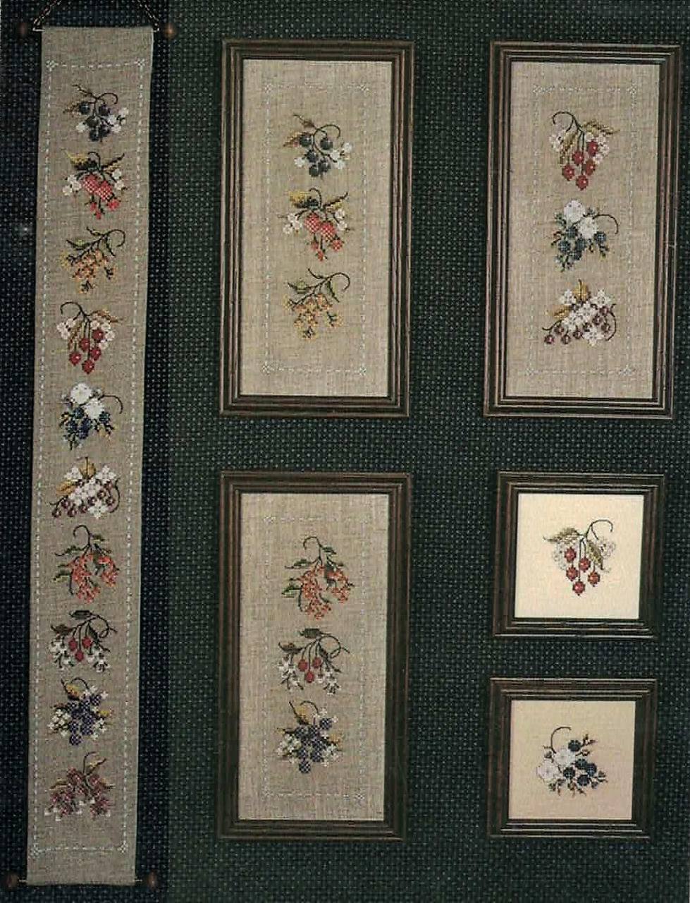 Told In A Garden Garden Berries cross stitch pattern