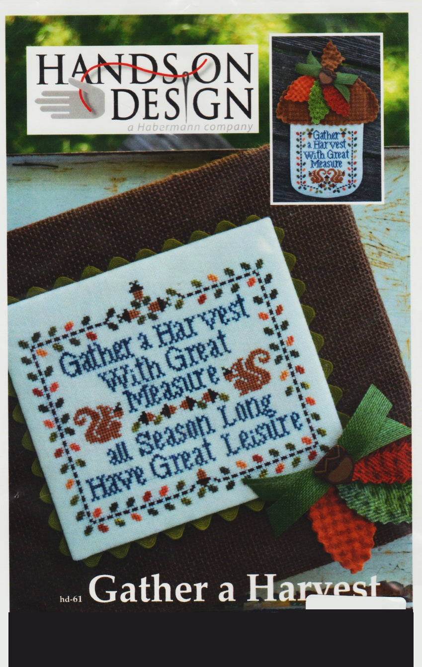 Hands On Design Gather A Harvest HD-61 cross stitch pattern