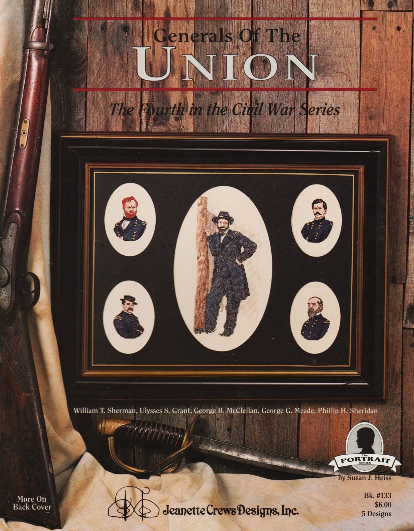 Jeanette Crews Generals of the Union 133 cross stitch pattern