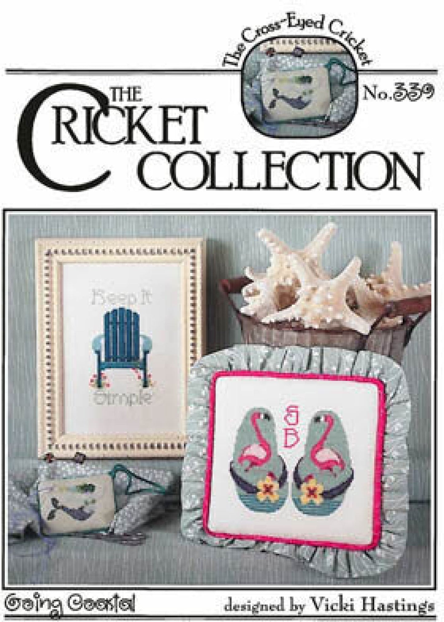 Cricket Collection Going Coastal CC339 cross stitch pattern