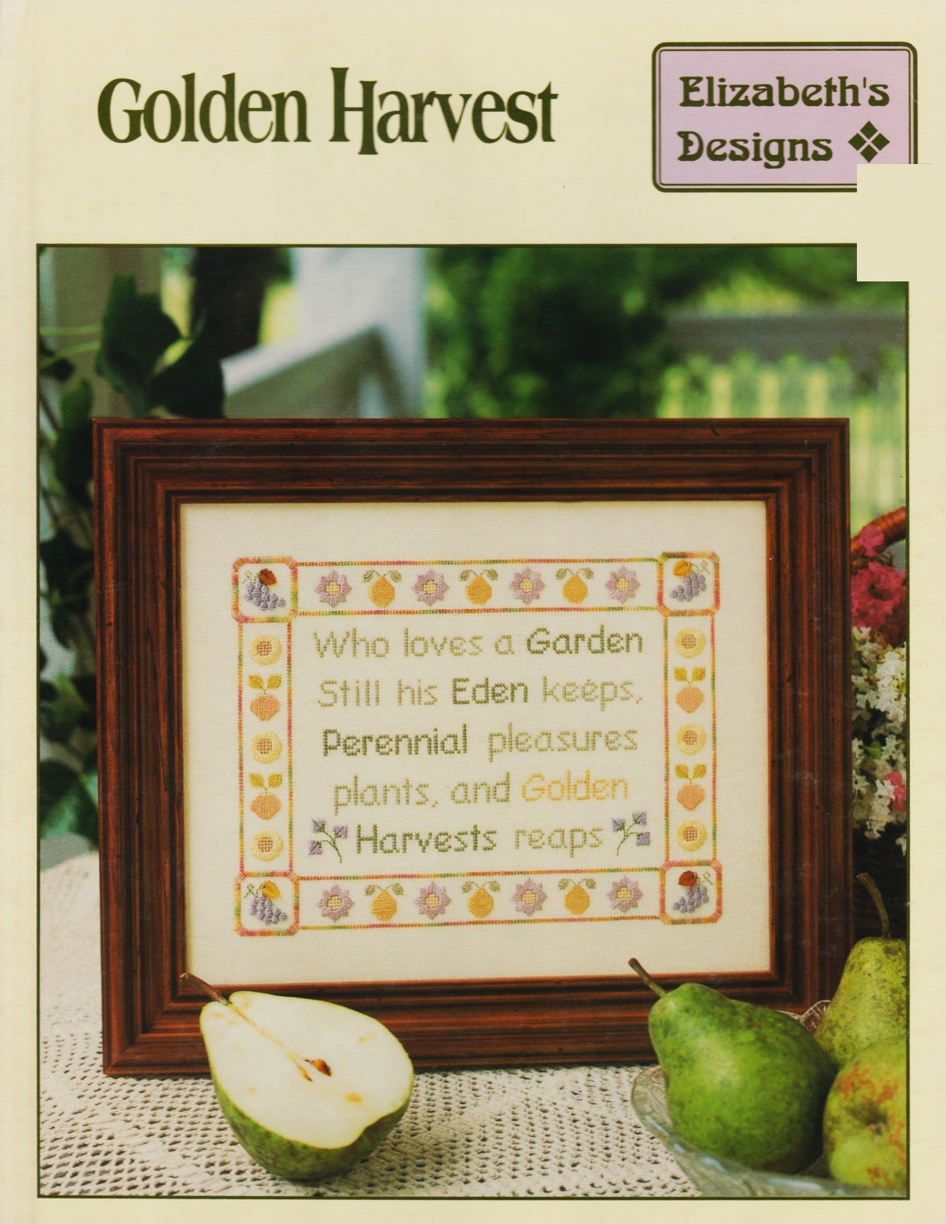 Elizabeth's Designs Golden Harvest cross stitch pattern
