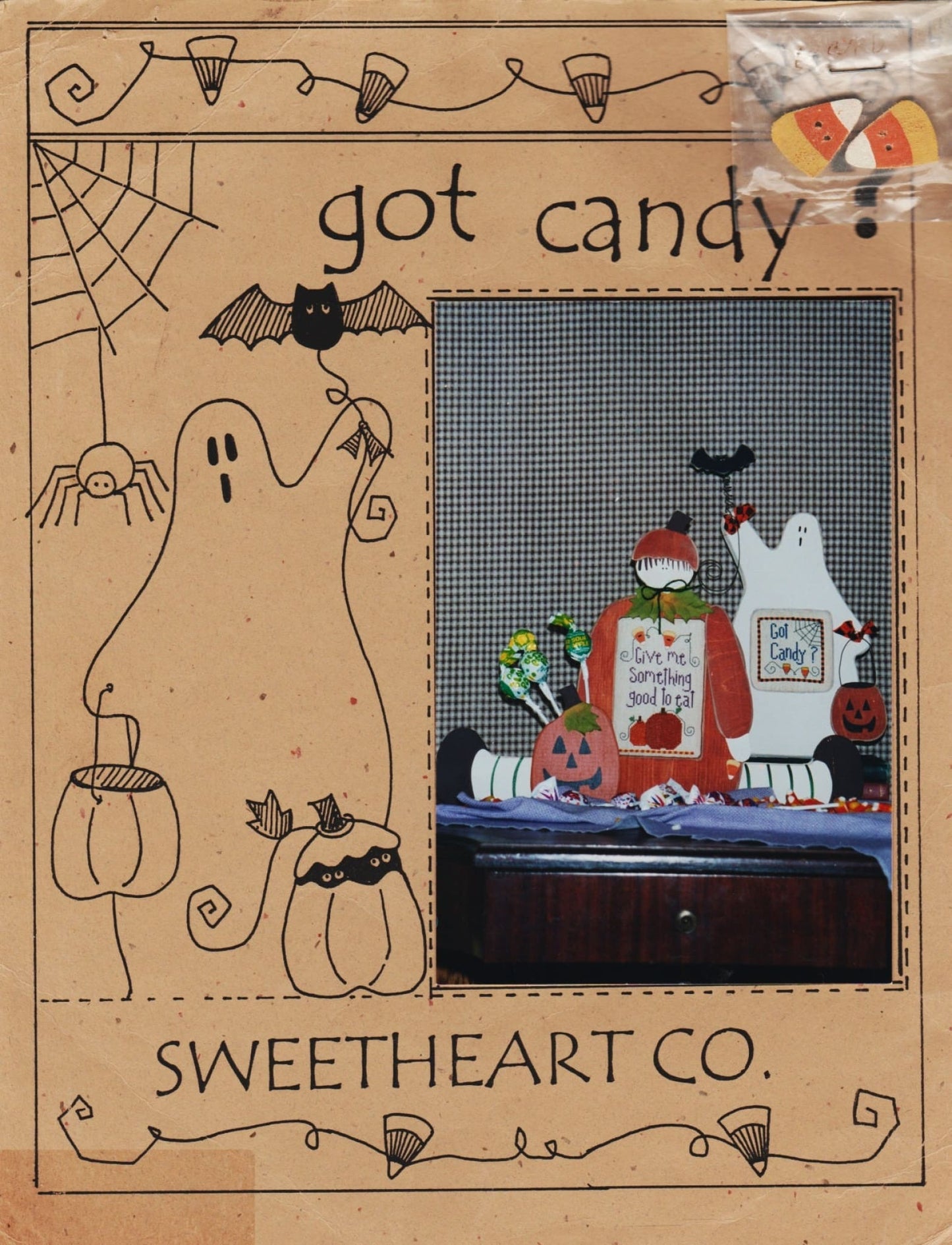 Sweetheart Company Got Candy? halloween cross stitch pattern