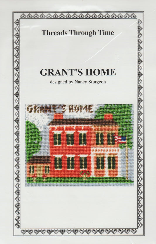 Threads Through Time Grant's House cross stitch pattern