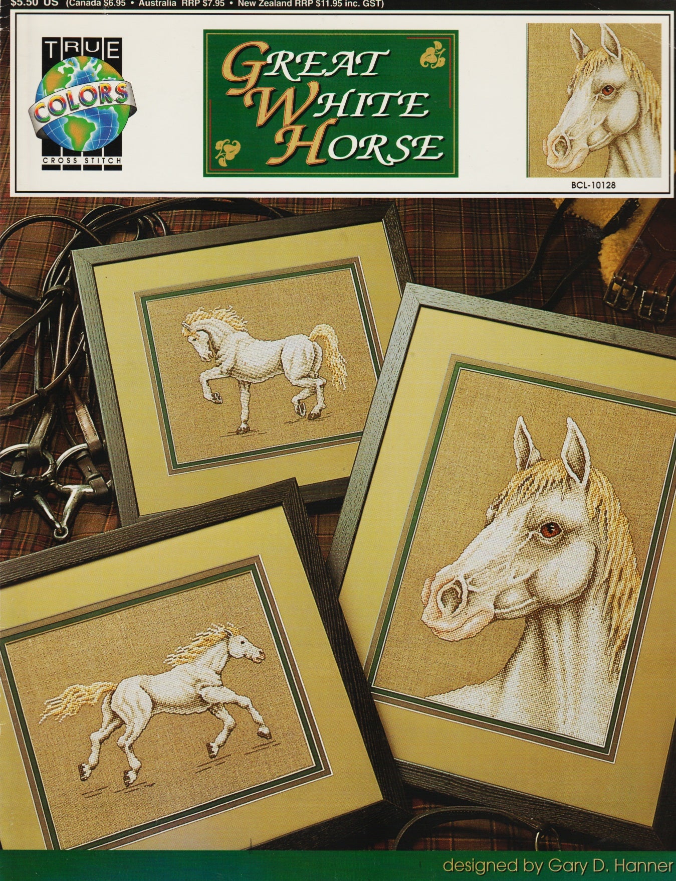 True Colors Great White Horse BCL-10128 cross stitch pattern
