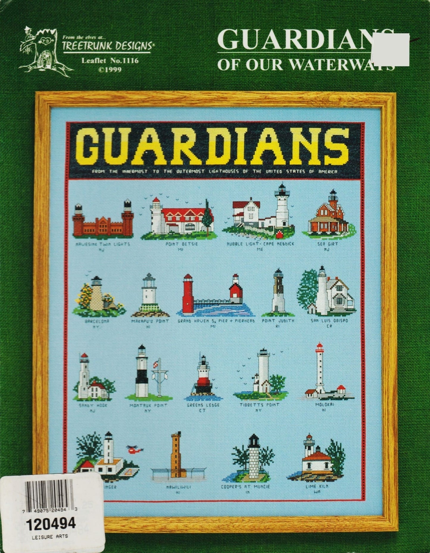 Treetrunk Designs Guardians Of Our Waterways 1116 cross stitch pattern