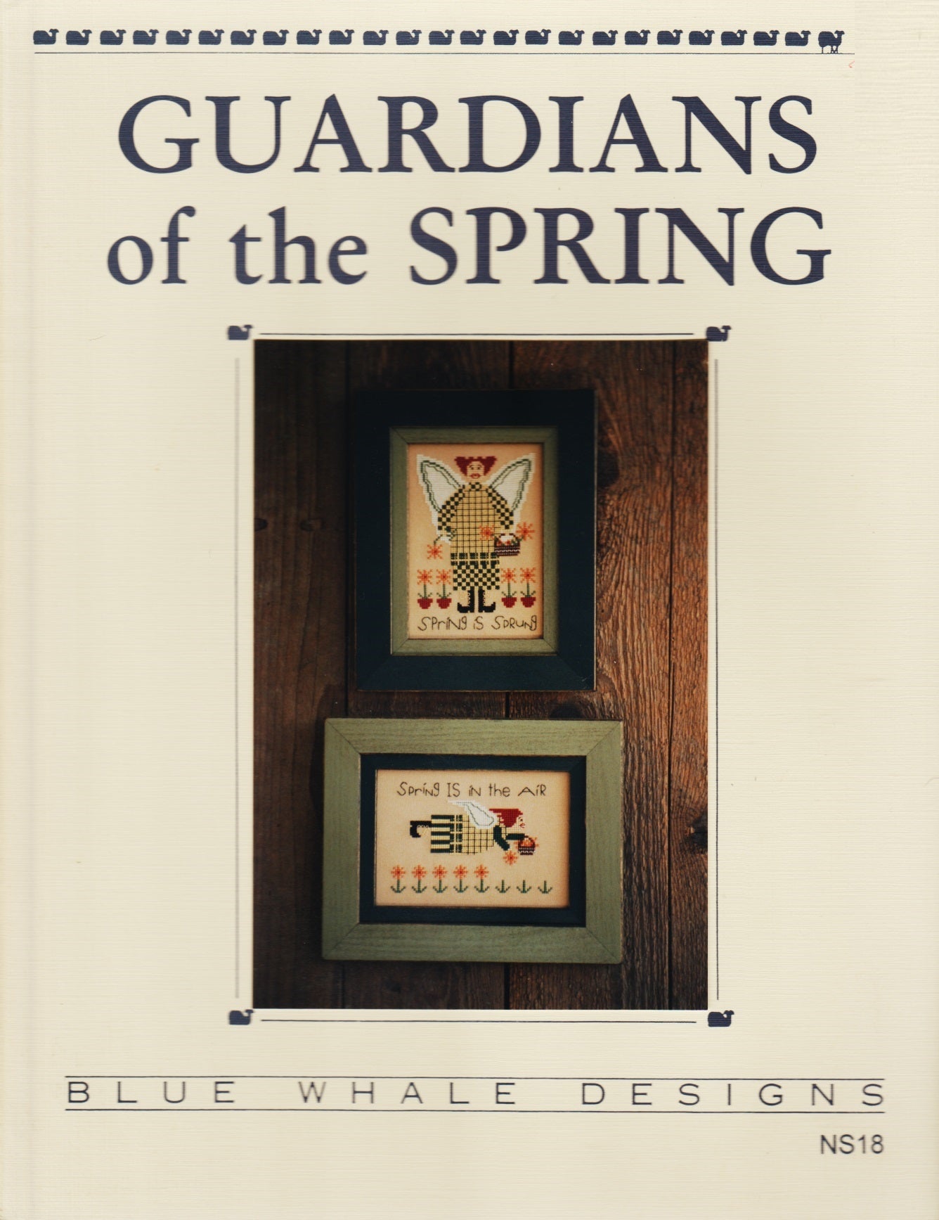 Blue Whale Guardians of the Spring NS18 cross stitch pattern