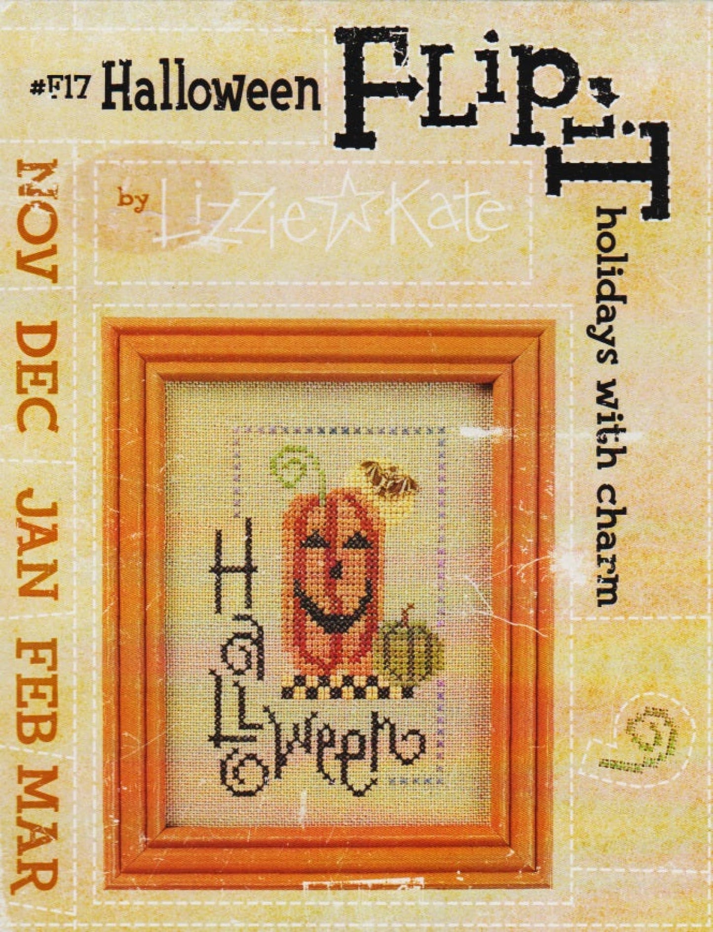 Lizzie Kate Halloween F17 cross stitch pattern