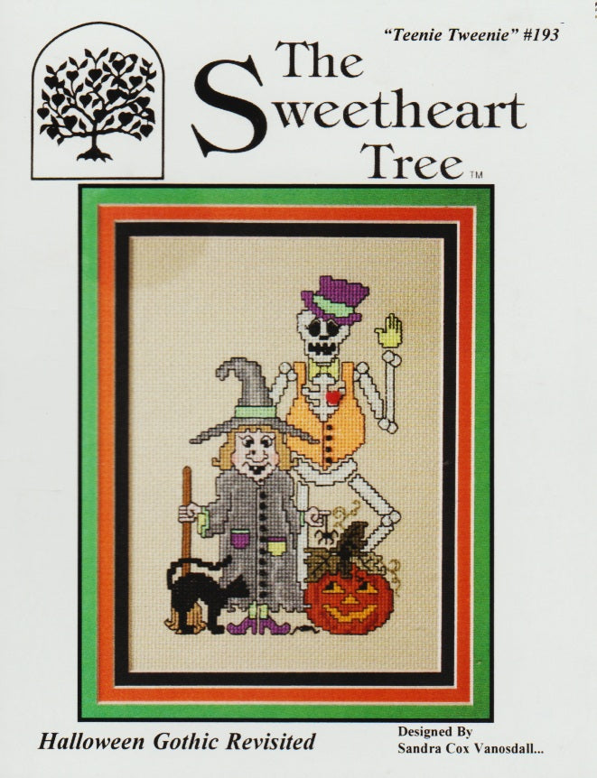 Sweetheart Tree Halloween Gothic Revisited TT 193 cross stitch pattern