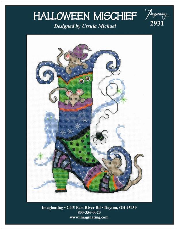 Imaginating Halloween Mischief 2931 cross stitch pattern