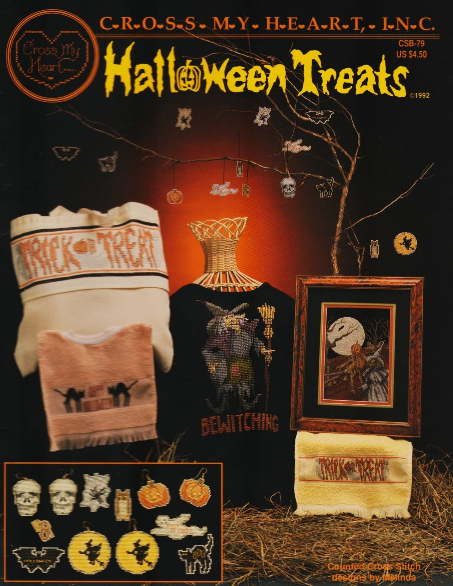 Cross My Heart Halloween Treats CSB-79 cross stitch pattern