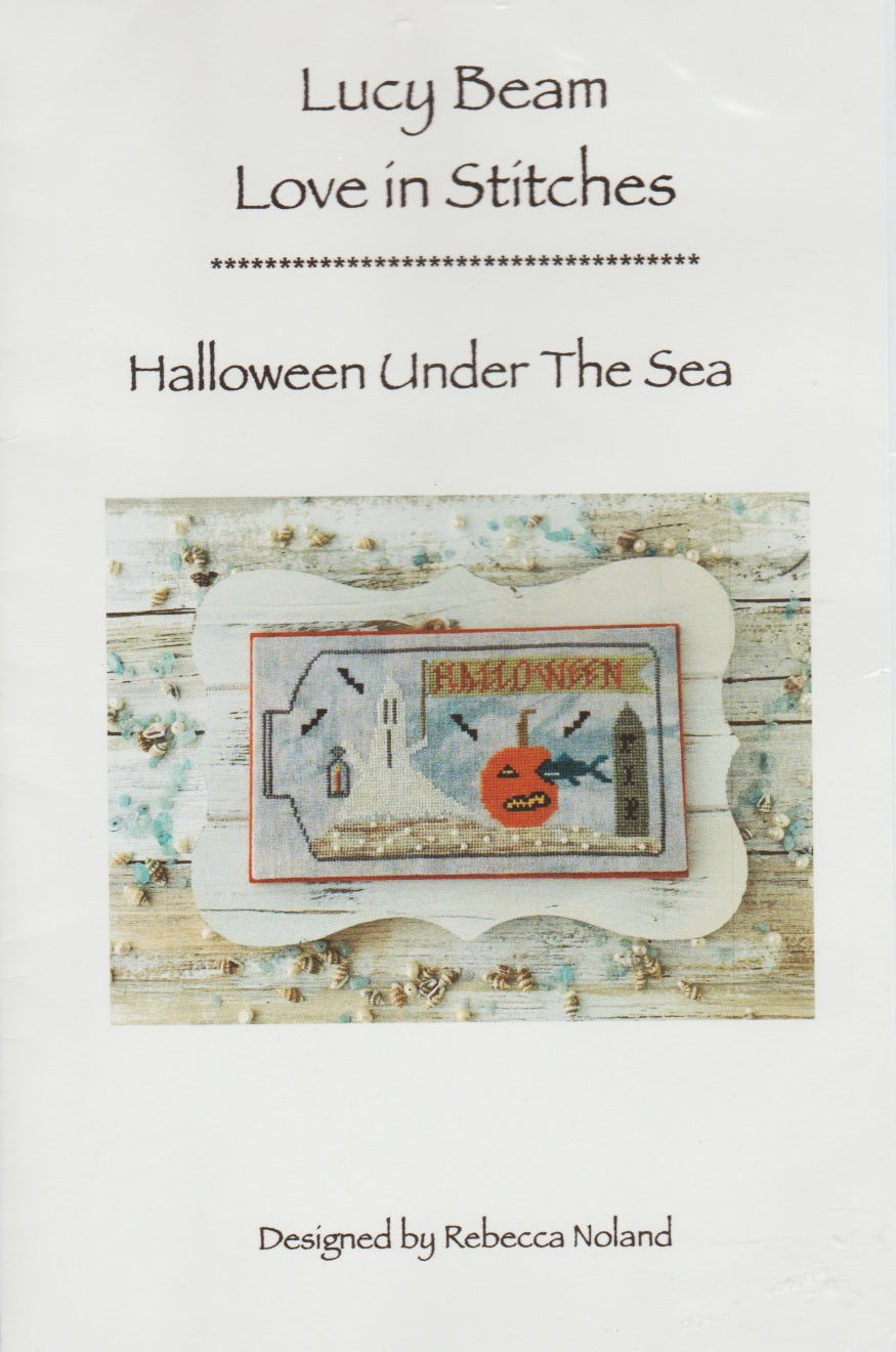 Lucy Beam Halloween Under The Sea cross stitch pattern