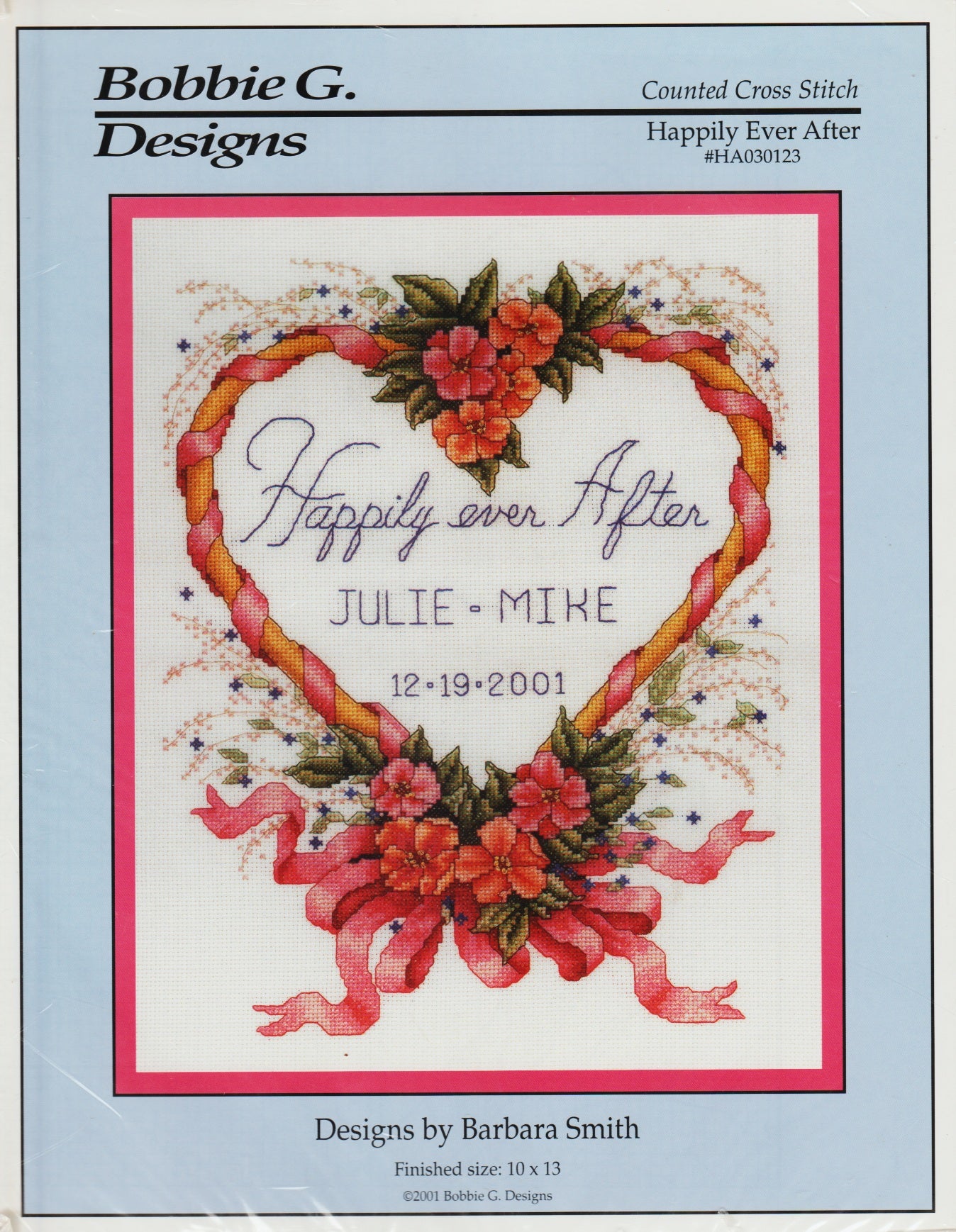 Bobbie G Happily Ever After HA030123 cross stitch pattern
