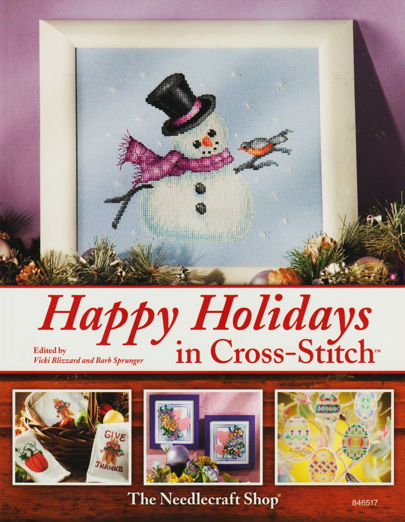 Needlecraft Shop Happy Holidays 846517 cross stitch pattern book