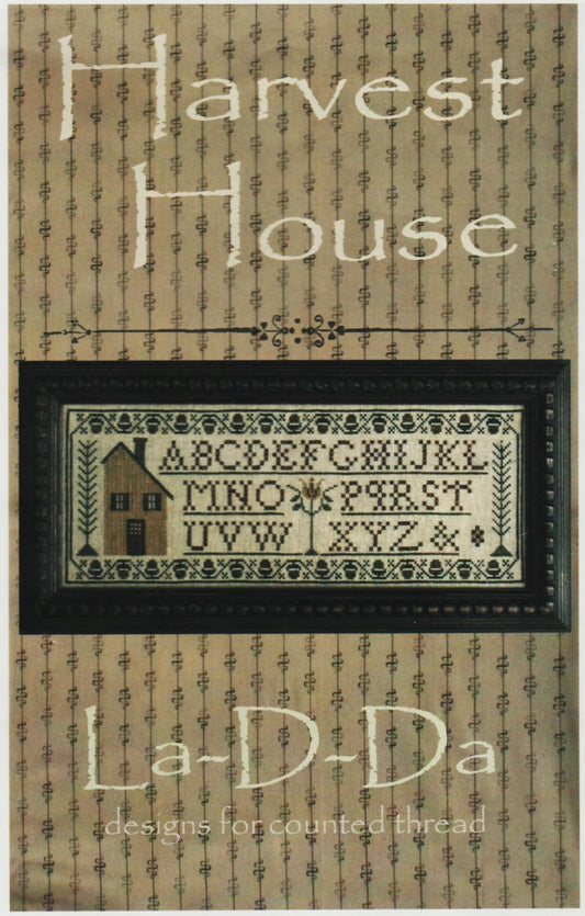 La-D-Da Harvest House cross stitch pattern